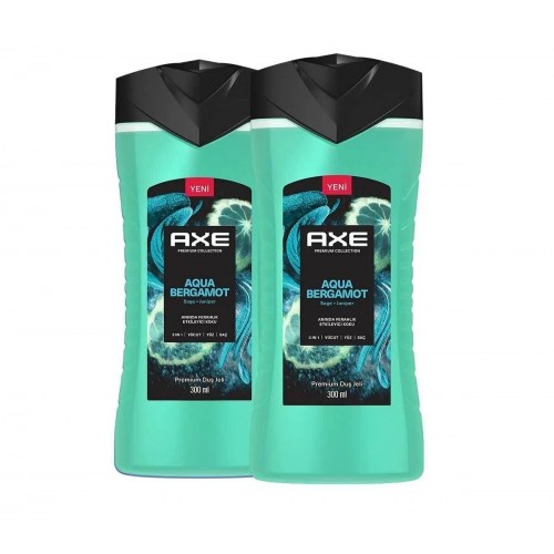 Axe Premium Collection Duş Jeli Aqua Bergamot 300 ml x 2 Adet